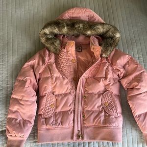 A nice pink puffer jacket